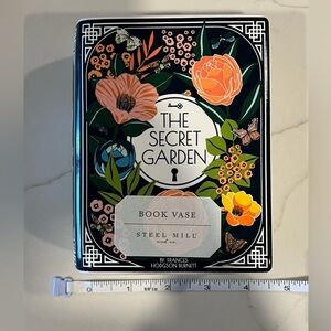 Floral Ceramic Book Vase